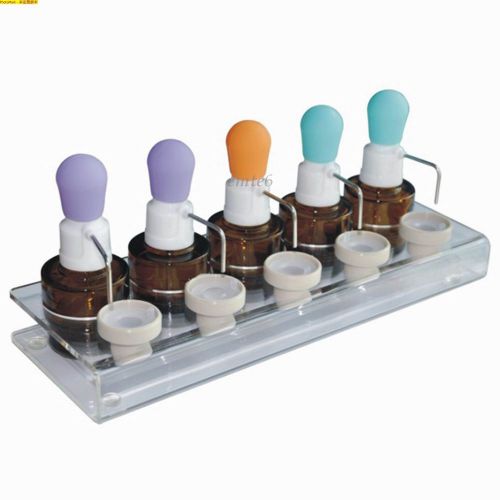 10*Liquid Medicine/Solution dispenser Management Bottles For Dentist(5Bottles)