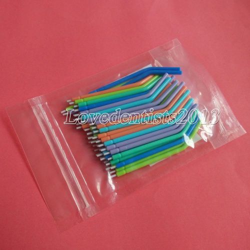 Dental triple disposable safe air-aater syringe tips points nozzles 100 pcs new for sale