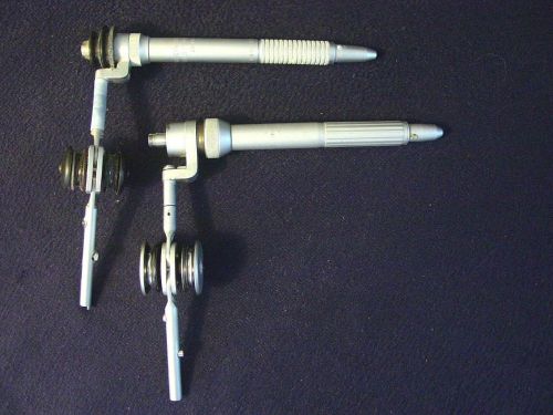 Vintage Lot of 2 Used Belt Driven Handpieces 1- Schein 25000  - Dentist&#039;s Estate