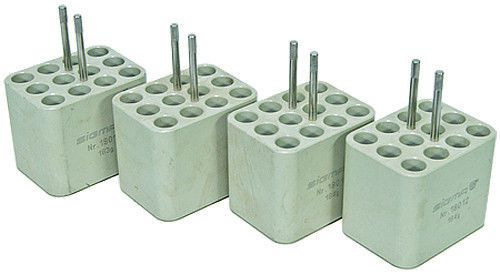 Set of 4 Sigma Centrifuge Rotor Bucket Adapters 18012, 184g