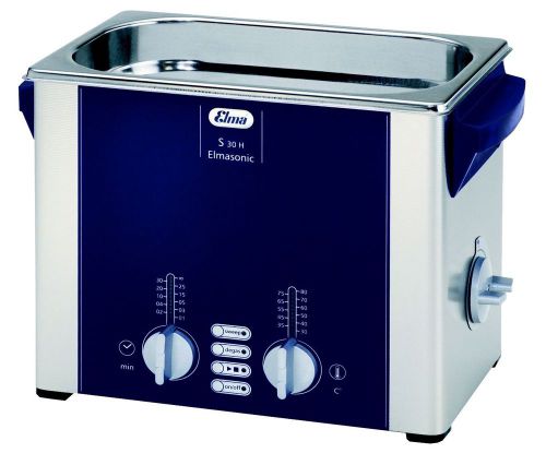 New ! elma sonic s30h 0.75 gal ultrasonic cleaner, digital+timer+heat+degassing for sale