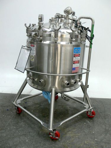 DCI  Inc. 300 LITER JACKETED BIO-REACTOR VESSEL 316 STAINLESS STEEL TANK