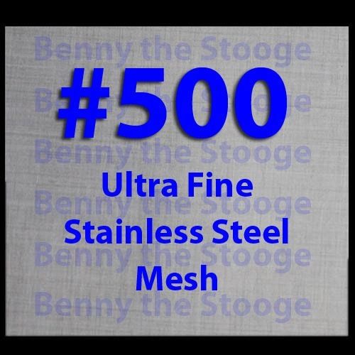 12&#034;x12&#034; #500 Mesh / 25 Micron - Atomizer Wick / Extraction / Filter / RBA / RDA 