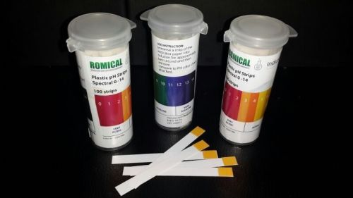 AQUARIUM INDICATOR PH STRIPS 0 14 100pcs ( 3 sets )