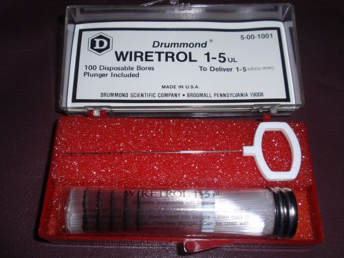 DRUMMOND WIRETROL PIPETTES 1-5 ul