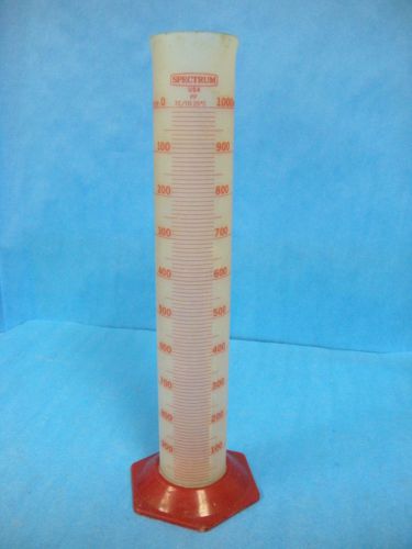 Spectrum lab 1000ml graduated polypropylene cylinder for sale