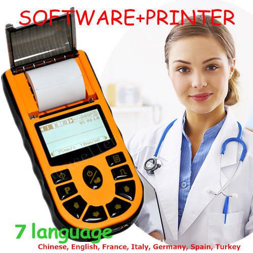 Digital 1-channel Handheld Electrocardiograph ECG/EKG Machine with Software