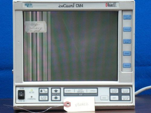 Ohmeda enGuard CM4 Masimo SET SpO2 TEMP ECG Resp NIBP N405CTTPRM Liquidation