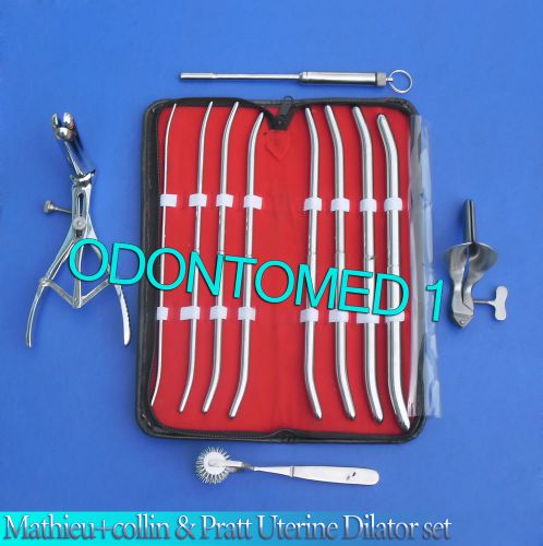 Fetish Kinky Mathieu+Collins Small Speculum, Pratt  Dilator,7 Prong Pinwheel