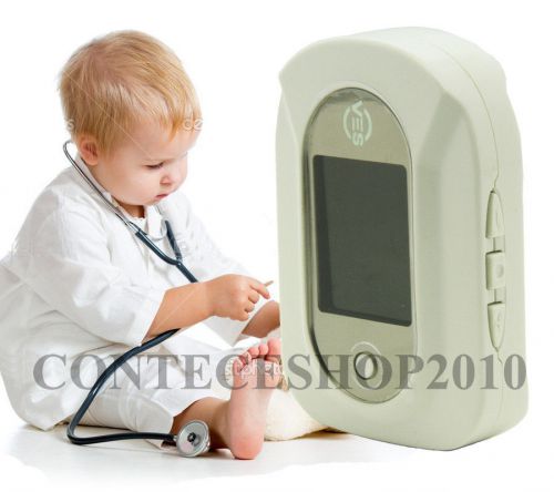 Promote visual electronic stethoscope with free spo2 probe,ecg,pulse rate,lcd ce for sale