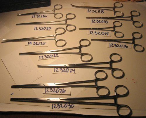 ROCHESTER/OCHSNER/KOCHER FORCEP SET OF 11