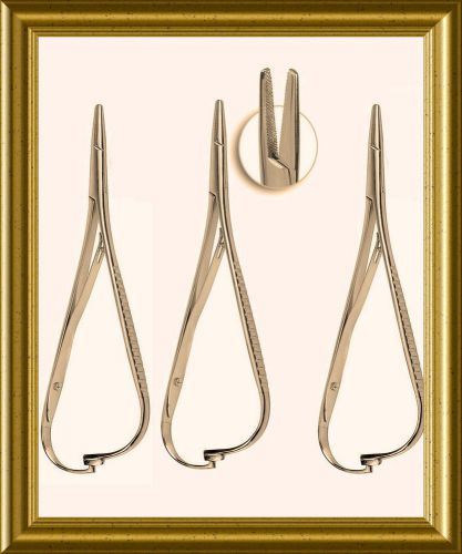 3 Mathieu Needle holder 5.5&#034; Orthodontic Surgical Dental Instruments Orthopedic