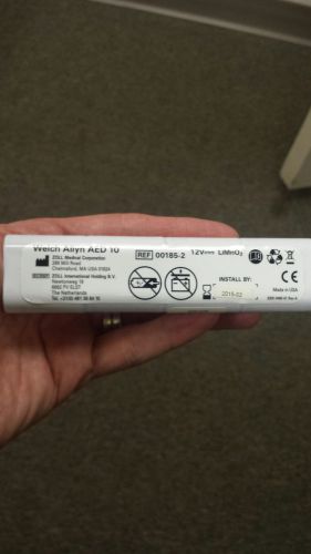 Welch Allyn AED 10 Battery for Defibrillator 00185-2 12V 3AH Li/Mn02