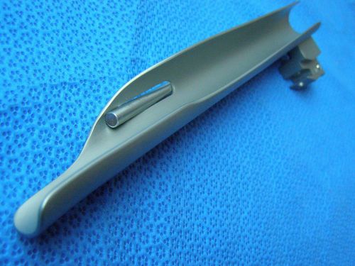 Fiberoptic Laryngoscope Greenline Wisconsin Blade# 4 EMT Anesthesia Instruments