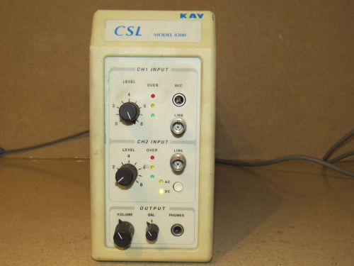 KAY CSL MODEL 4300 COMPUTERIZED SPEECH LAB (KY1)