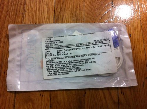 Hygia Health Services Neonatal Reprocessed SpO2 Adhesive Sensor REF: MAX-N