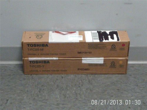 Genuine Toshiba Toner Cartridges type T-FC25 1Y 1M