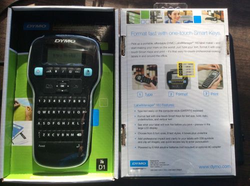 Dymo LabelManager LM-160 Electronic Hand Held Portable Label Maker NEW #1790415