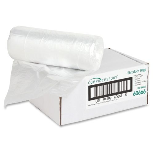 Compucessory 8 Microns Shredder Bag - 30&#034; X 13&#034; X 13&#034; - 100/box - (ccs60666)