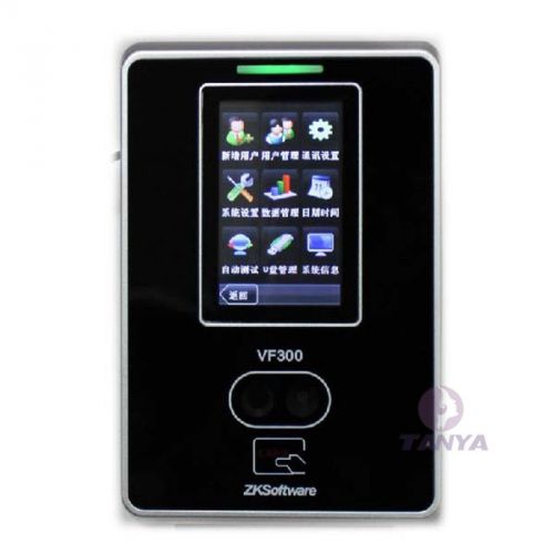 VF300 Face picture attendance machine punch ID punch card machine+Facial Brush
