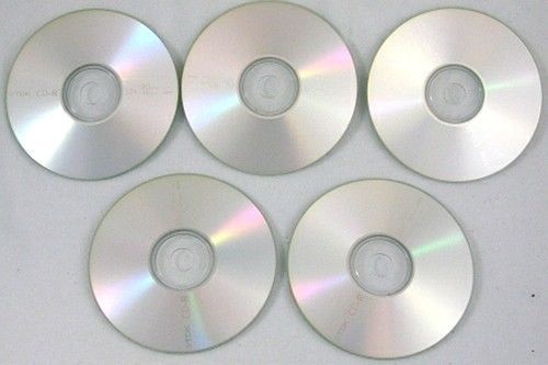 TDK Blank CDRs Lot of 5 52X 700MB 80 Min