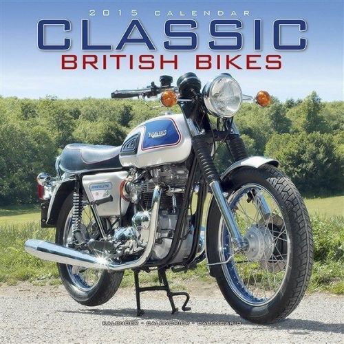 New 2015 classic british motorbikes wall calendar by avonside- free priority shi for sale