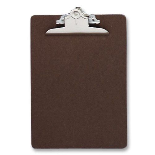 Sparco Clipboard - 9&#034; X 15.50&#034; - Hardboard - Brown (SPR00896)