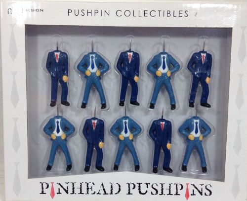 Pinhead pushpins package of 10 fun  office gag