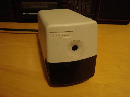 Boston Electric Pencil Sharpener Model 10 Made in USA Desktop Vintage 296A