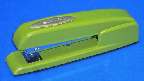 Swingline avocado green heavy metal full sized stapler b338 for sale