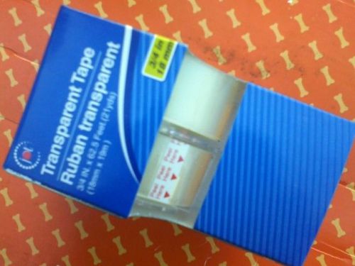 2 ROLLS 3/4&#034; x 756&#039;&#039; JOT TRANSPARENT TAPE Ruban Transparent Dispenser Refills