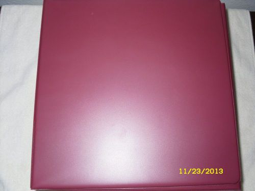 Lot of # 4, WJ Standard Round Ring Binder - Letter 8.5&#034; X 11&#034; ,2&#034; , Burgundy