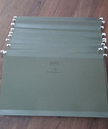 Lot of 50 Staples Brand Pendaflex Style Hanging File Folder - LEGAL Size