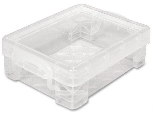 ADVANTUS - Super Stacker Crayon Box, Clear Storage Box