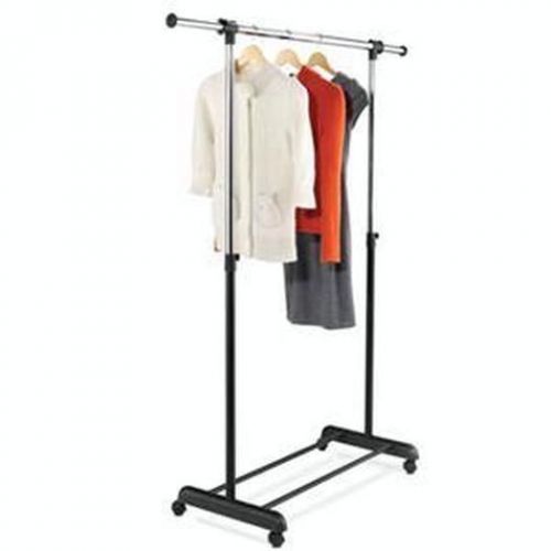 Expand garment rack chrome blk storage &amp; organization gar-01124 for sale