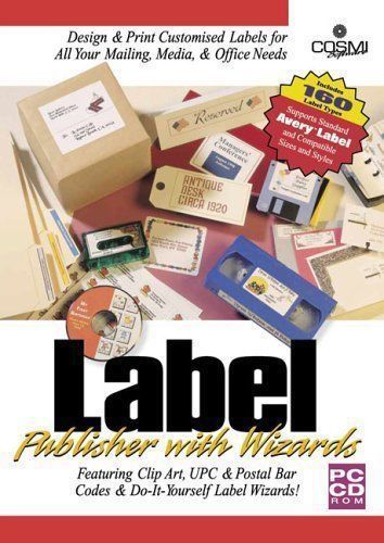 Swift jewel label publisher with wizards cd rom customize labels design mail new for sale