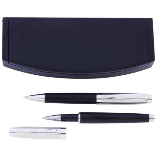 Alex Navarre™ 3 Piece Pen Set in Wood Gift Box - Writing Instruments - Black Ink