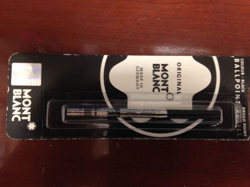 1 Montblanc Ballpoint Refill, Black, Broad Point, 15152