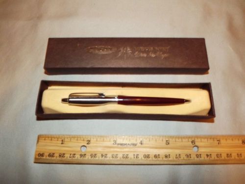 Fisher Mirjcle  ball point pen with box maroon and silver