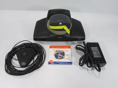 NEW POLYCOM VIEWSTATION PVS-14XX CAMERA w/ POWER SUPPLY AND MICROPHONE NO REMOTE