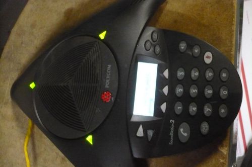 Polycom Soundstation 2 w/ Display 2201-16000-601 non-expandbale-no power adapter