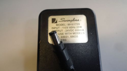 AA3: Swingline AC Adaptor 89161720 24VDC 650mA for 69001 69031 69035