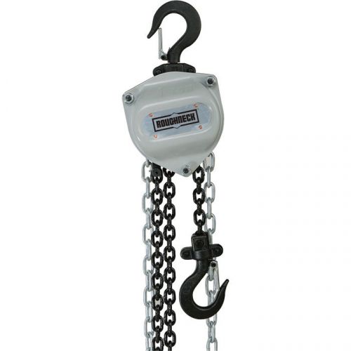 Roughneck manual chain hoist-1 ton 20ft lift #2607s188 for sale