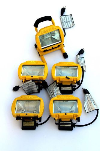 5 count Designers Edge L860 Portable Halogen Work Light, 250-Watt