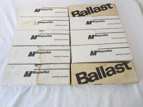 Lot of 10 MagneTek 458-L-SLH-TC-P . 277V 60 Hertz Rapid Start Ballasts Ballast