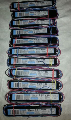 Philips advance optanium ballasts set of 11 used 2 lamp for sale
