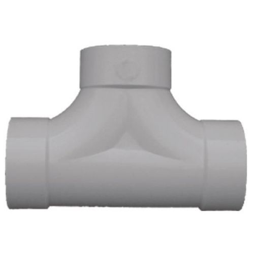 Genova 41644 PVC 2 Way Cleanout Tee 4&#034;-4&#034; 2-WAY S&amp;D CLEANOUT