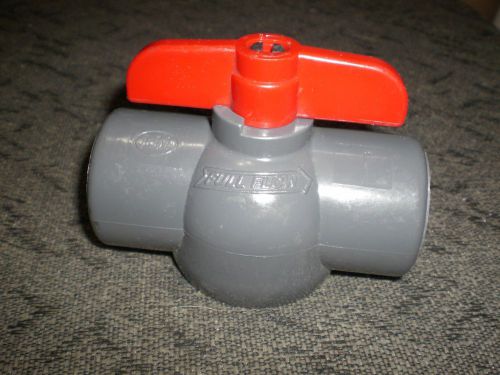 PVC Ball Valve, Inline, FNPT, 1 In