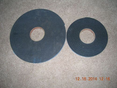 ( Black ) 1/8&#034; x 1/2&#034; Double Sided Foam Glazing Tape 1 ROLL 12&#039;&#039;=1 ROLL 8 1 /2&#039;&#039;