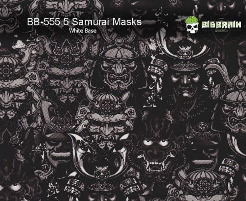 3 m (10 ft) samurai masks hydrographics film 50 cm free ship big brain hydro for sale